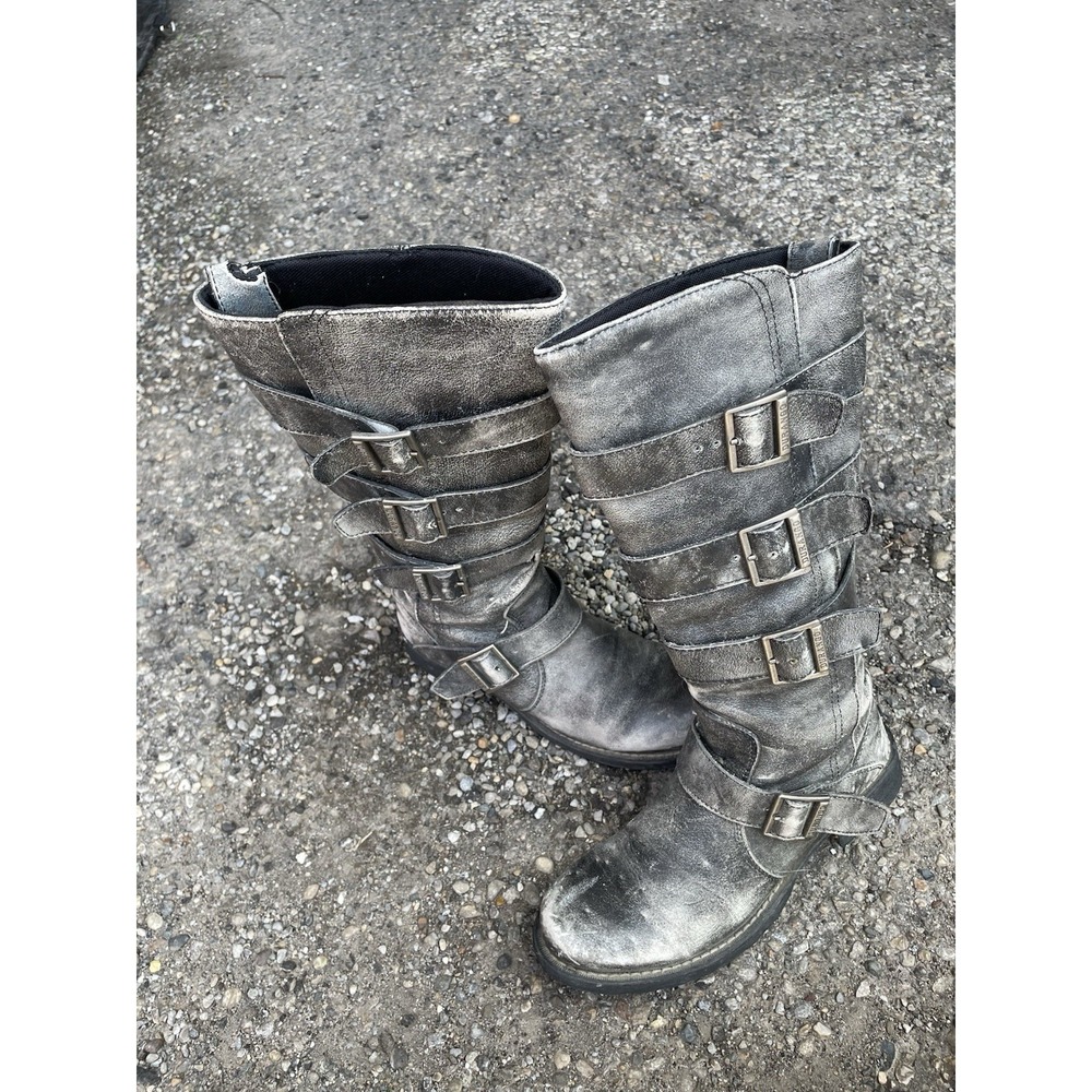 Durango Westin Distressed Tall Harness Boots Size 7 M